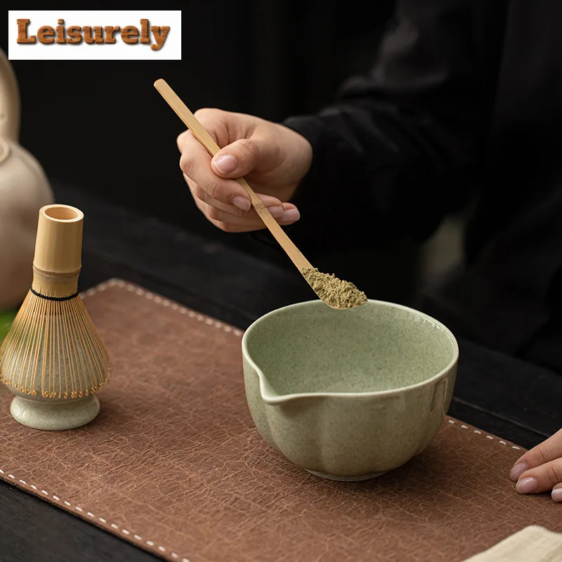Matcha Green Imitation Song Matcha Tool Tea Set Accessories Matcha Bowl Tea Stand Tea Brush Tea Holding Hundred Drama Tea Points