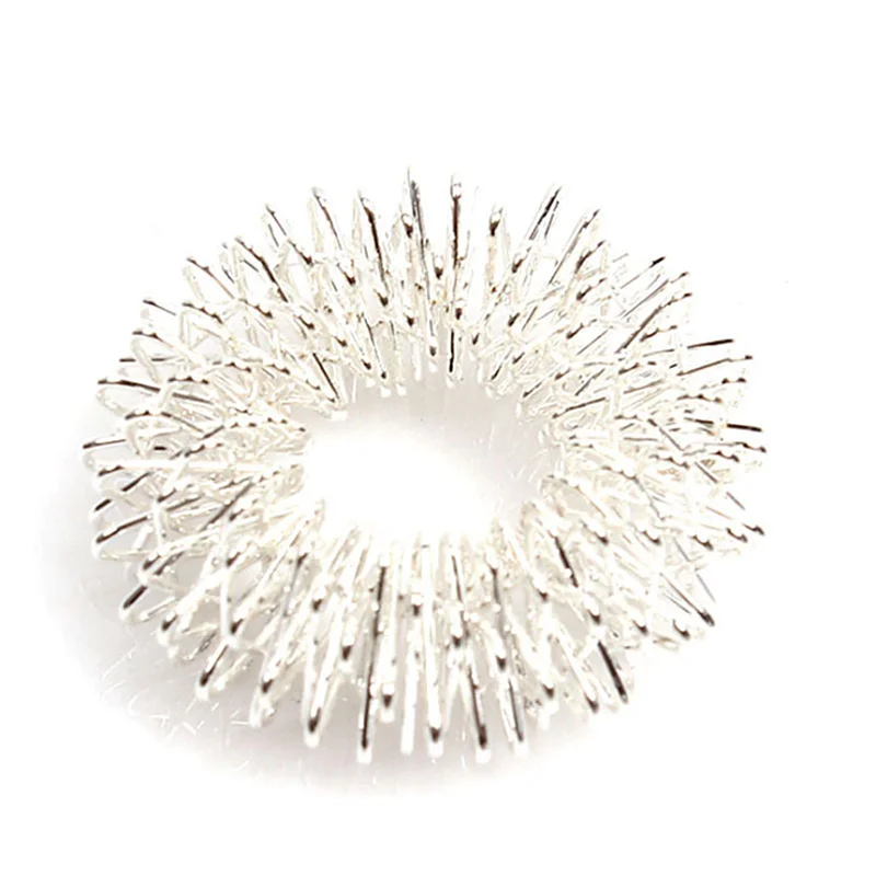 10pcs Finger Ring Toy Stress Relief Sensory Spring Fingers Autism Anti Stress ADHD Toy Kids Finger Acupressure Massage Ring fidget toy sensory fidget toy anti stress toy finger sensory toy