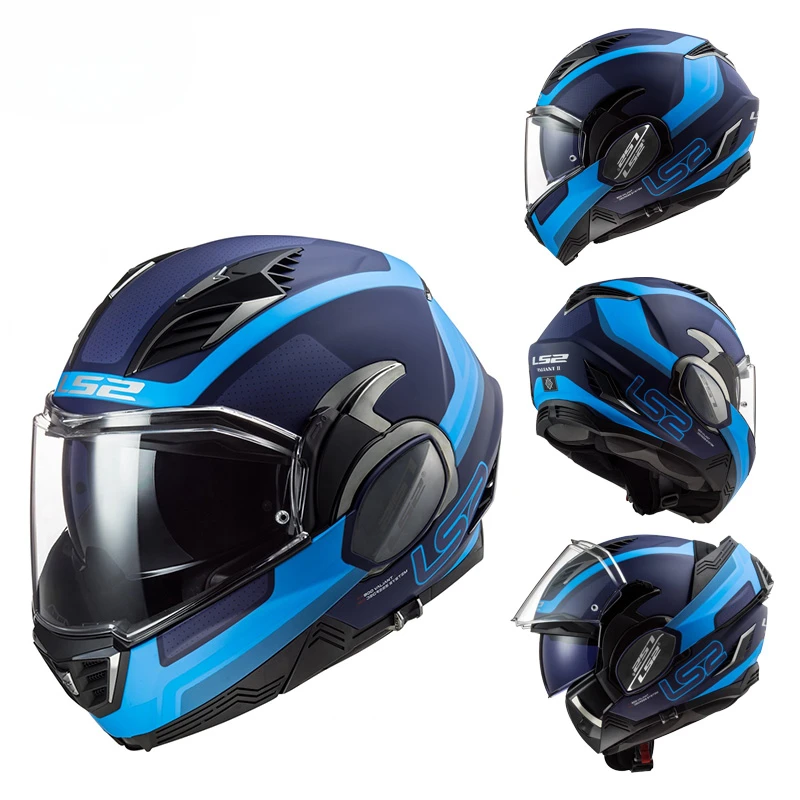 Casco Moto Originale Ls2 Ff900 180 Gradi Indietro Elmetti Somersault Ls2 Valiant 2 Casco Moto Casque