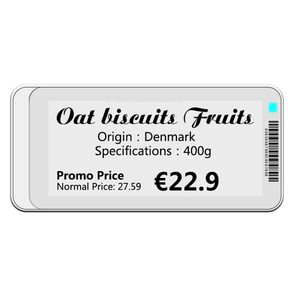 Epaper 모듈 BT 버전, 앱 운영 소프트웨어, TFT 스크린, 전자 가격 태그 카드, 전자 잉크 전자 종이 디스플레이, 2.1 인치, 2.9 인치