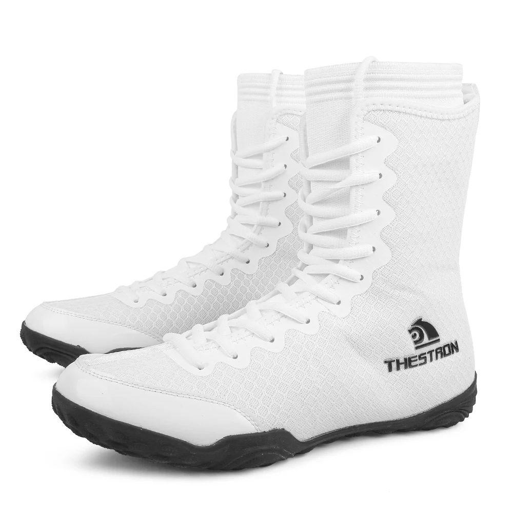 High Top Wrestling Shoes Men Big Size 39-48 Non Slip Boxing Sneakers Wrestling Training Shoes Comfortable Combat Sneaker