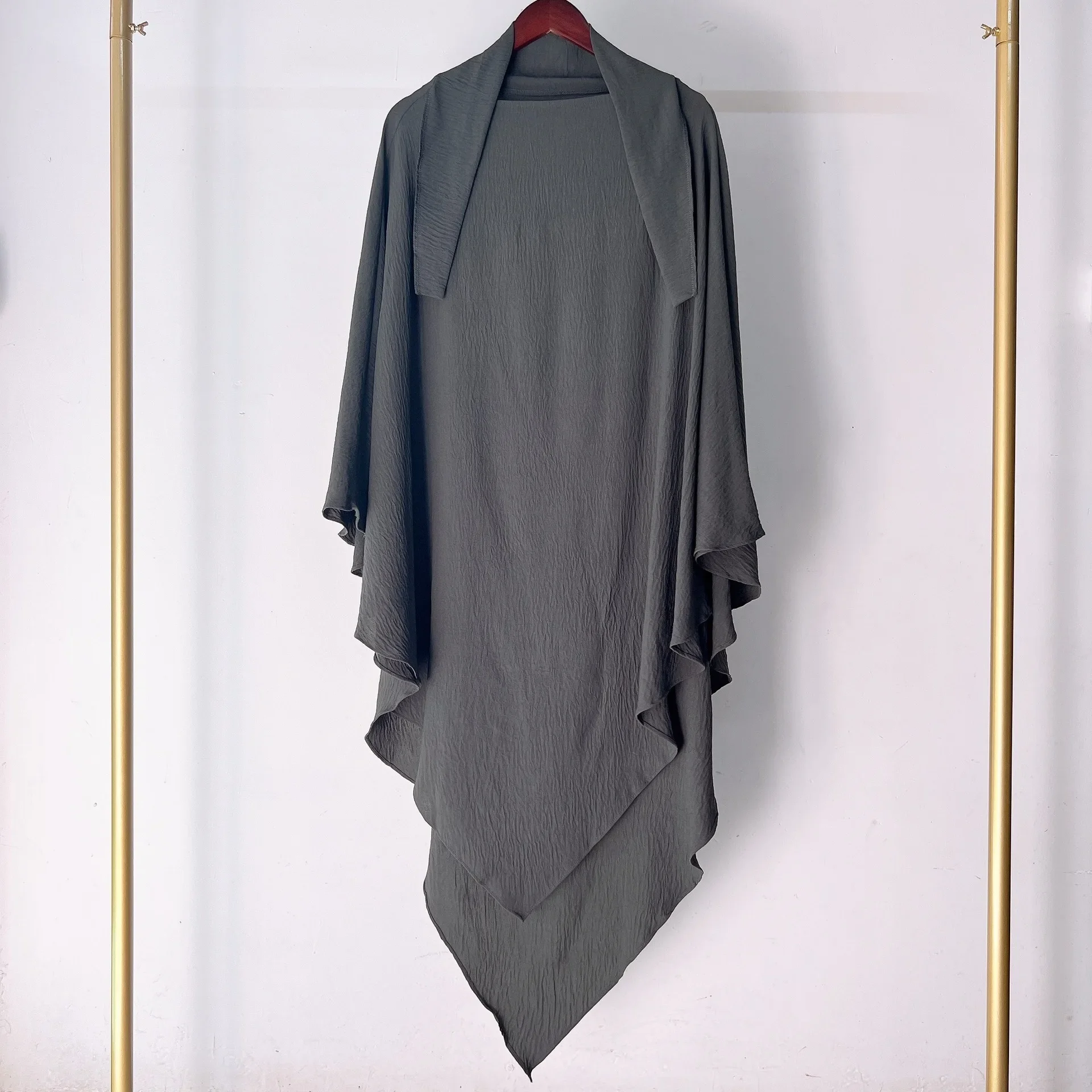 Eid Islamic Clothing Women Muslim Plain Long Khimar Hijab Scarf Headcover Eid Prayer Garment Headdress Dubai Saudi Turkey