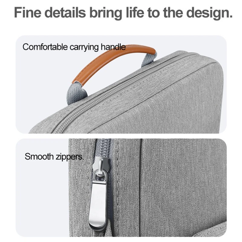 Portable Tablet Storage Bag with Shoulder Strap - Universal Fit