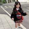 Children's Fashionable Autumn Collection Sweatshirt+Pleated Skirt 2-Piece Set For Girls 3-8 Years Old Brand: None 1