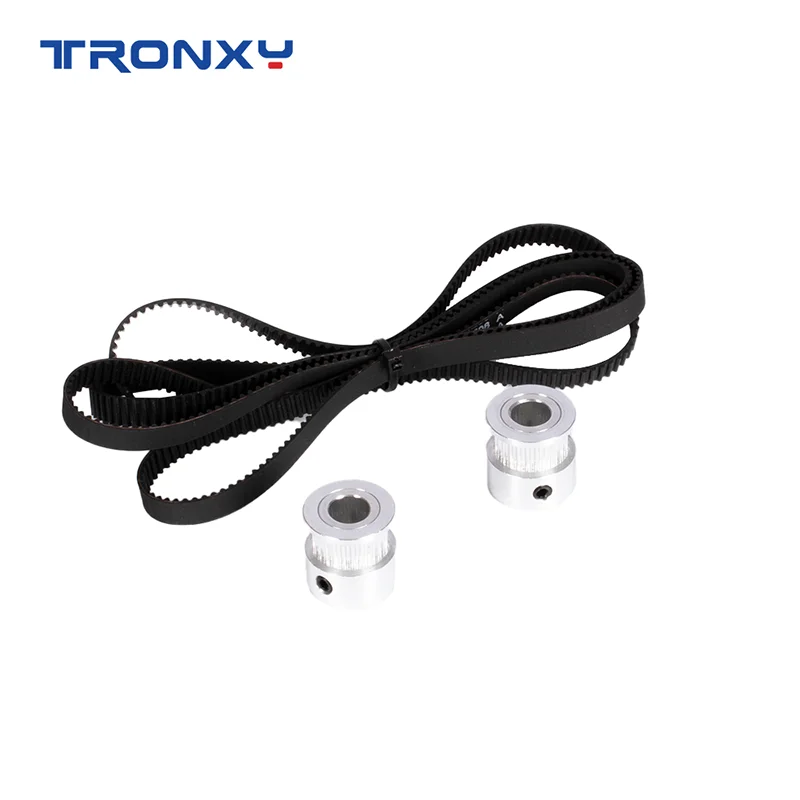 Impressora 3d Z-axis Gt2 Correia Dentada Kit de Polia 24 Dentes Roda Síncrona e Correia 1068 mm 1210 mm 1440 mm Tronxy-x5sa - Imagem 2