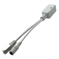 Gigabit PoE Injector Cable 9V to 56V Gigabit PoE Injector for WIFI/LAN Extenders with Female DC Power Connector 1