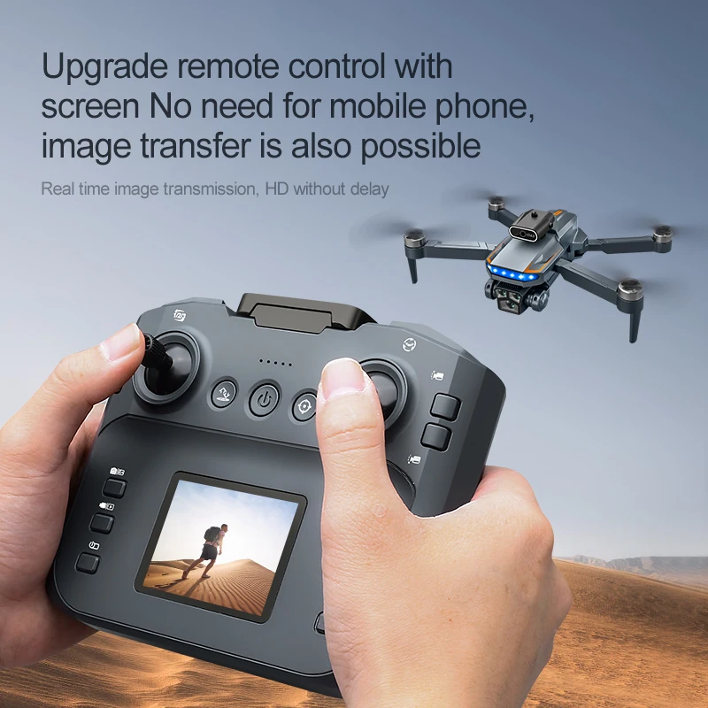 Drone P18 RC Avec Double Caméra 8K – Évitement Obstacles, 10 Km De Portée, 40 Min De Vol