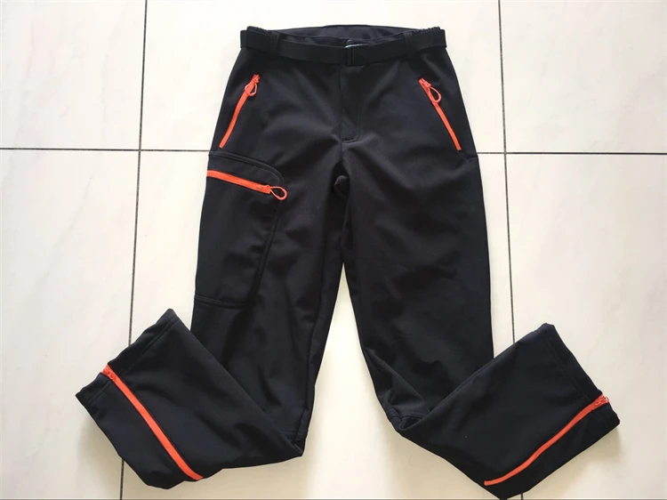 Customize LOGO Camping Hiking Softshell Pants Women Waterproof Thermal Fleece Trousers Outdoor Sport Trekking Skiing Clothing