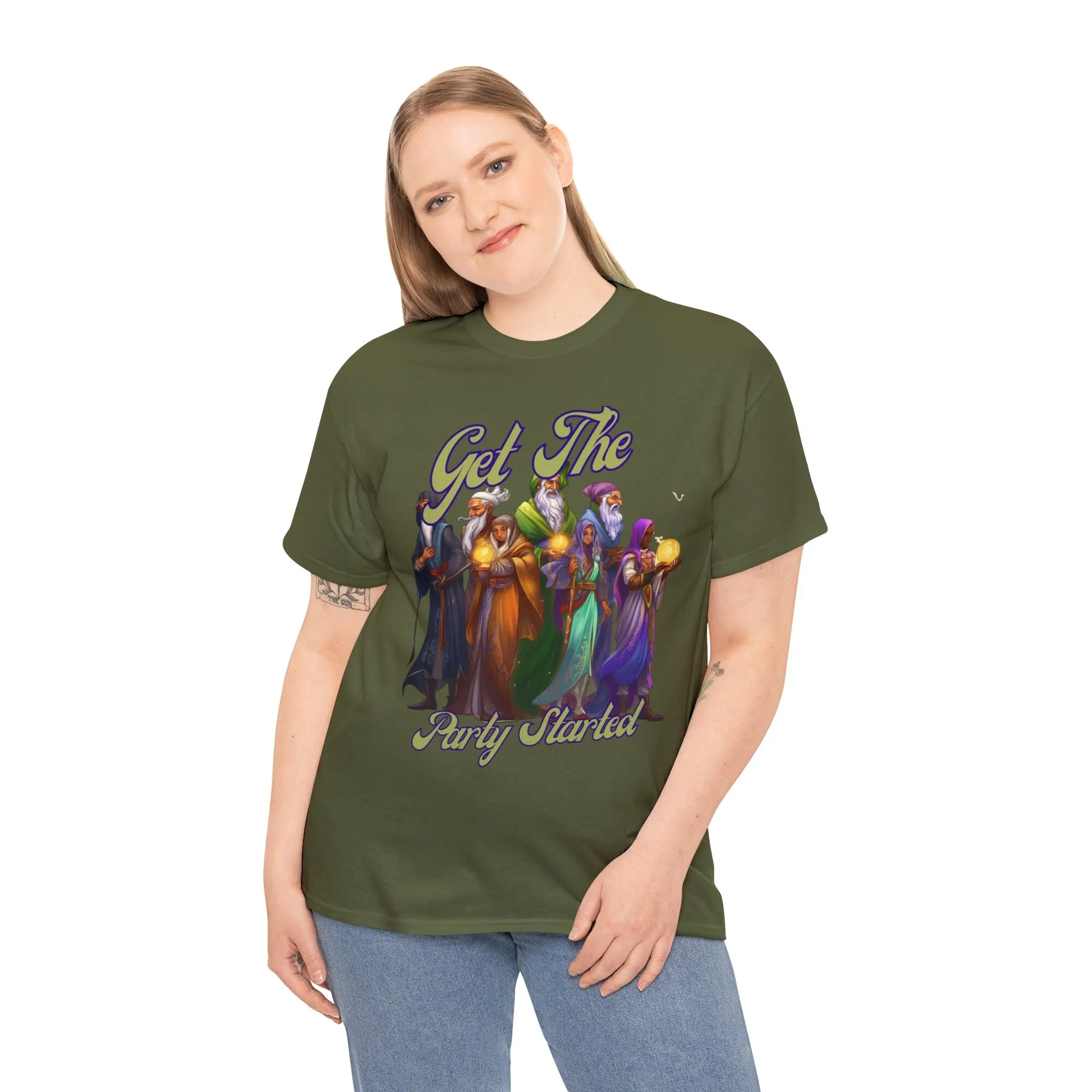 T Shirt On A Quest Fantasy Heavy Cotton Geek Roleplaying Tabletop Rpg Art Party Gift Friends