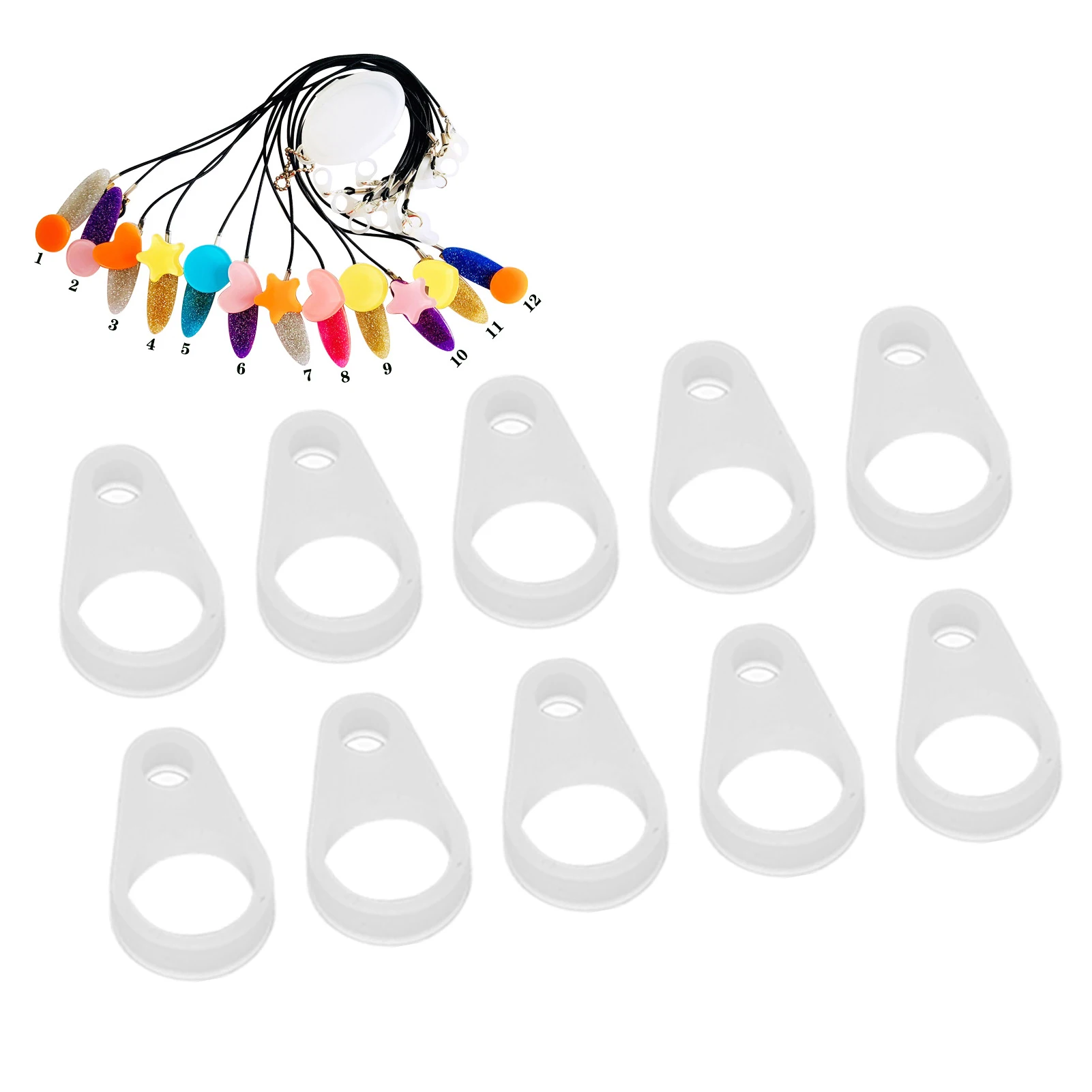 10Pcs Hearing Aid Clip Adaptor Prevent Loss Hearing Aid Silicone Ring for Elderly Kids Hearing Aid Holder Hearing Aid Clips
