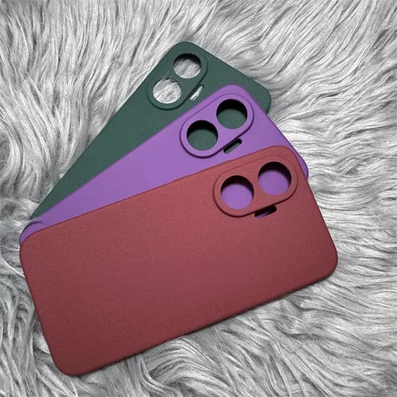 Ultra Thin Sandstone Matte Soft Silicone Case with Frosted Bumper Shell