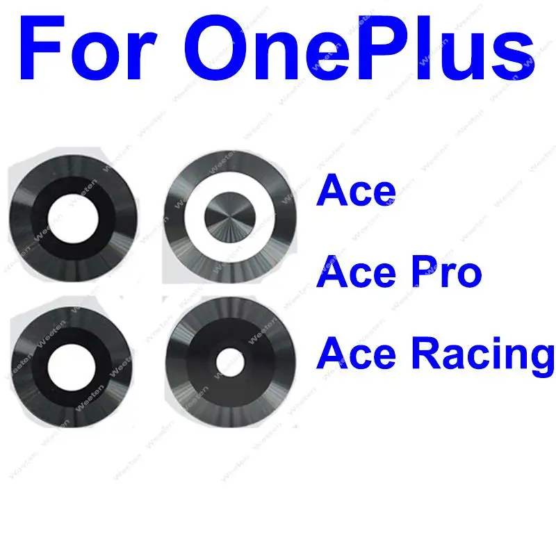 

Для Oneplus ACE Ace Pro Ace Racing задняя камера объектив стеклянная задняя камера Объектив Стекло для маленькой большой камеры Замена объектива