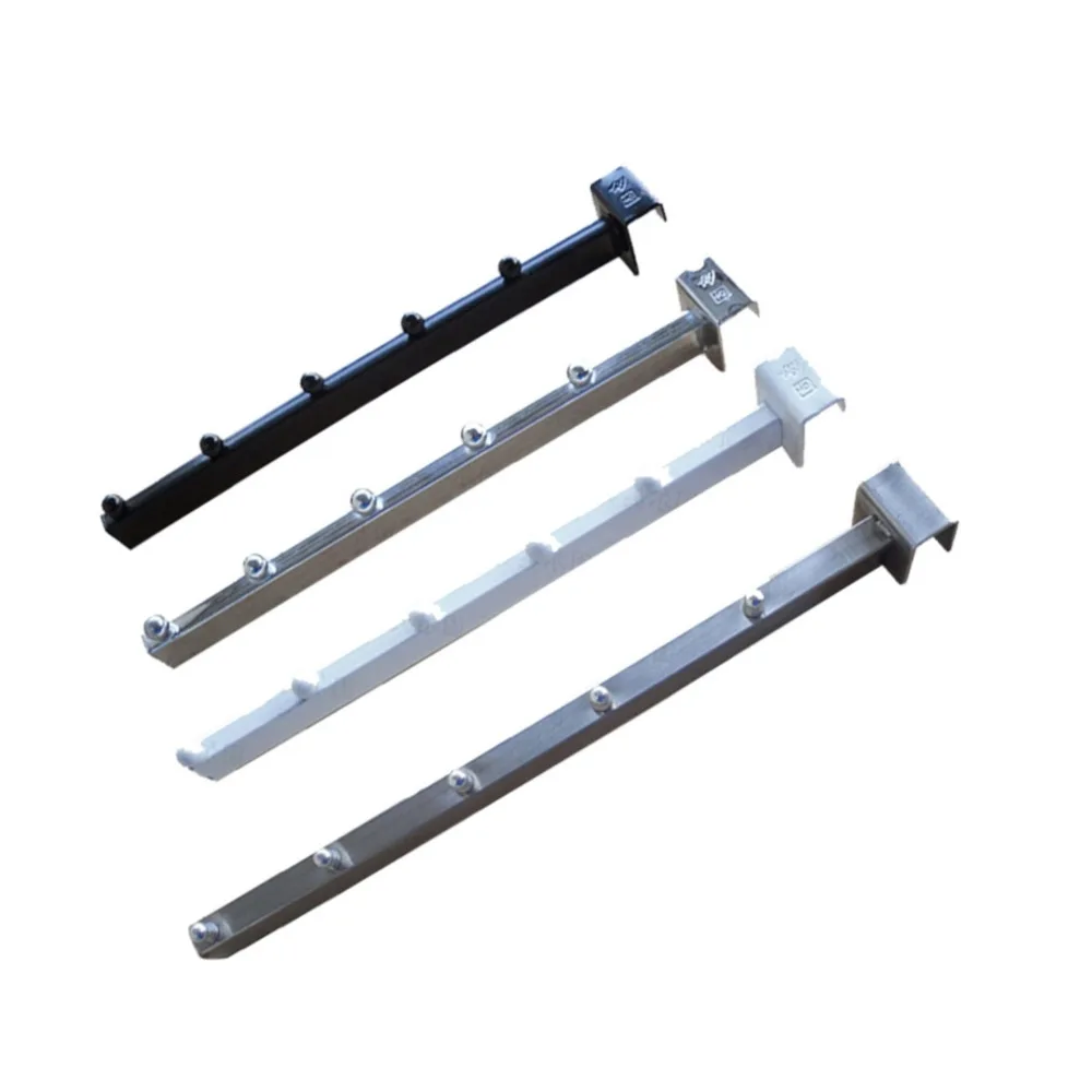 

Display Hook Square Tube Trough Plate Store Shelf Mounting Hanger Upper Wall Clothing Hanging Rack
