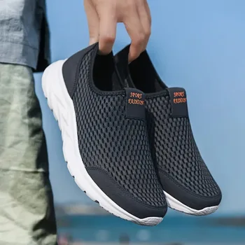 2025 New Shoes Men Loafers Light Walking Breathable Summer Comfortable Casual Shoes Men Sneakers Zapatillas Hombre Plus 1