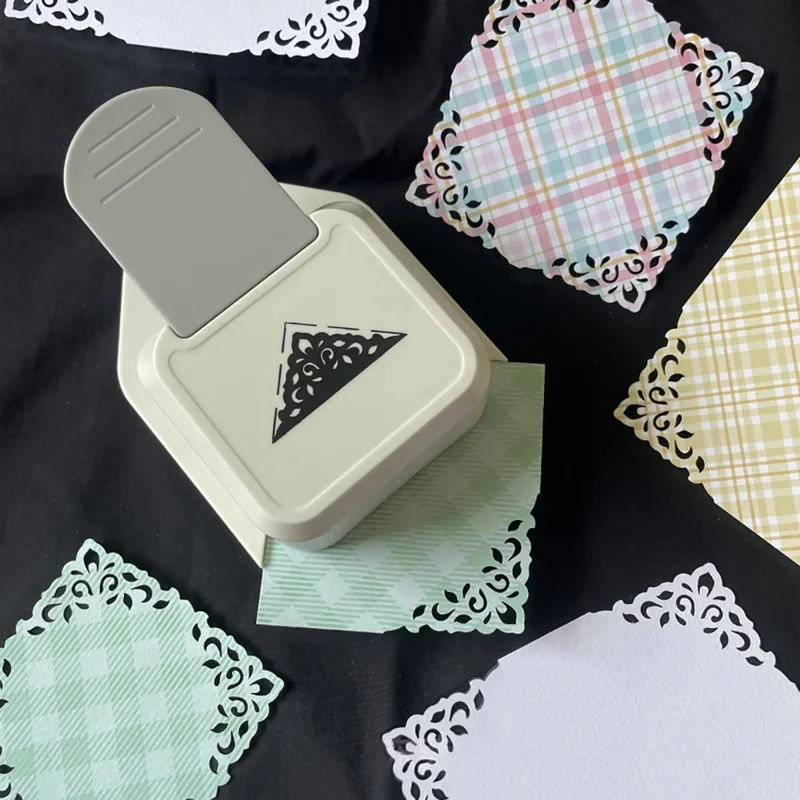 DIY 수동 앨범 장식 종이 아트 카드 기계 구멍 펀칭기, 엠보싱 기계, 노력 절약, 멋진 테두리 펀치, 1 개