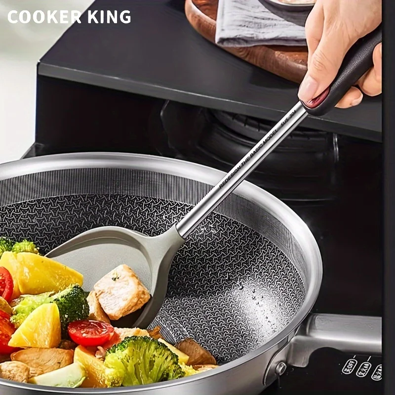 COOKER KING Silicone Spatula Food Grade High Temperature Resistant Spatula Household Spoon Non-Stick Pan Kitchen Tool
