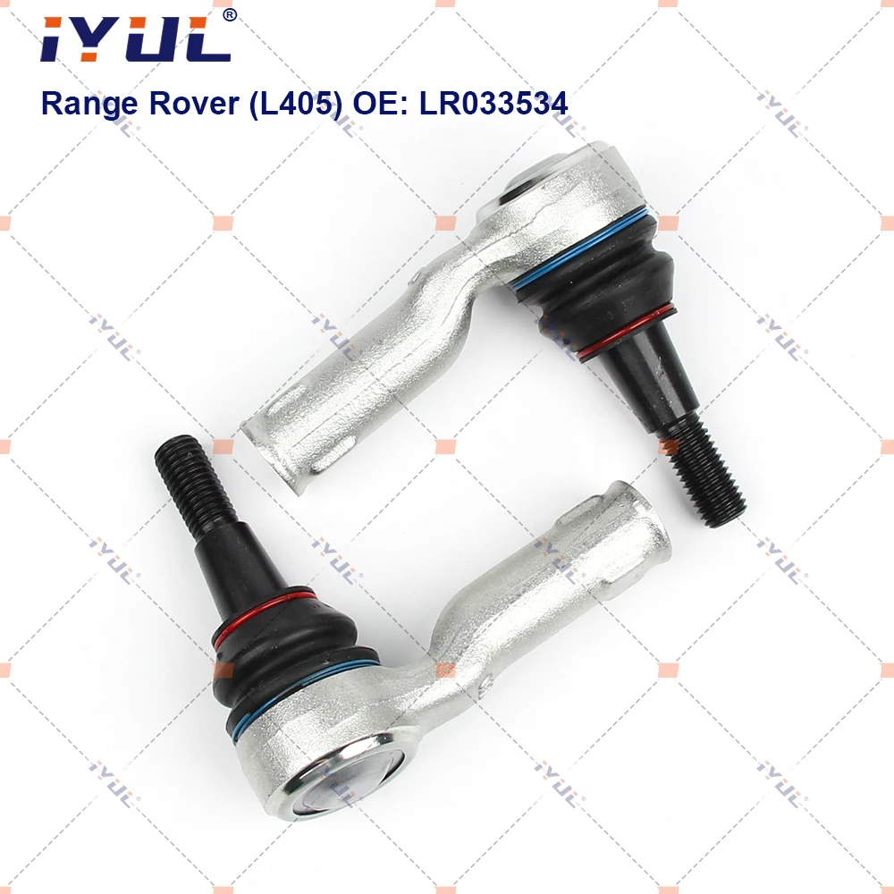 

IYUL Pair Front Left Right Axle Outer Steering Tie Rod Ends Ball Joint For Land Range Rover L405 Hybrid LR033534