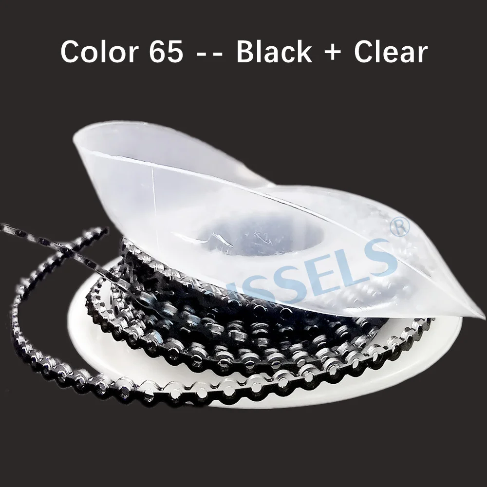 Catena Di Gomma Trasparente Ortodontica Elastica Ultra Potente Catena - Foto 3