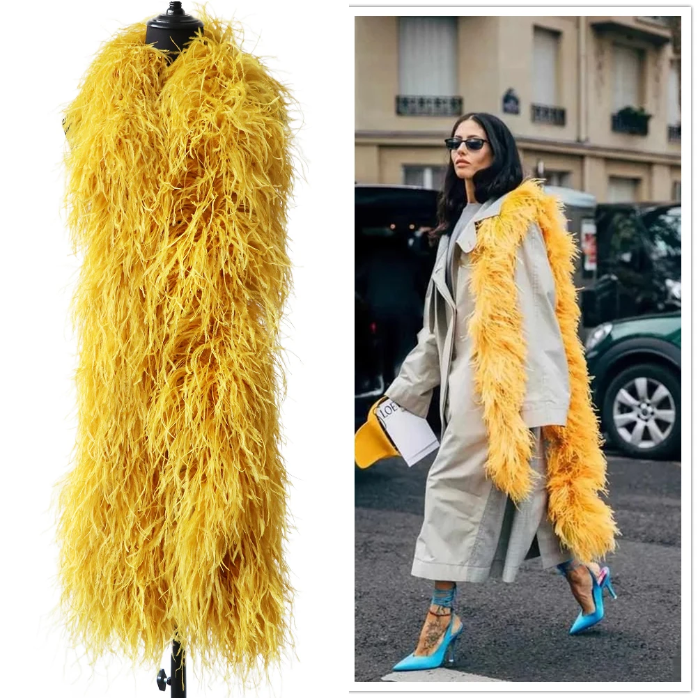 10/20/30PLY Customized Ostrich Feather Boas High Quality Natural Plumes