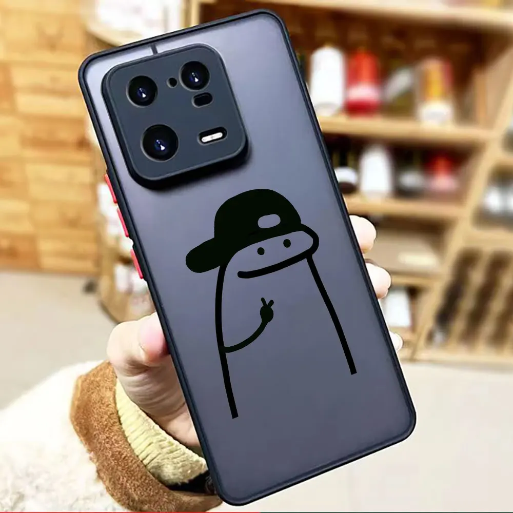 

Matte Phone Case for Xiaomi 13 12 12S 12T 11 11T 10 10T 10S 9 8 6X PRO LITE 5G Ultra Case Funda Capa Shell Funny Line Graffiti