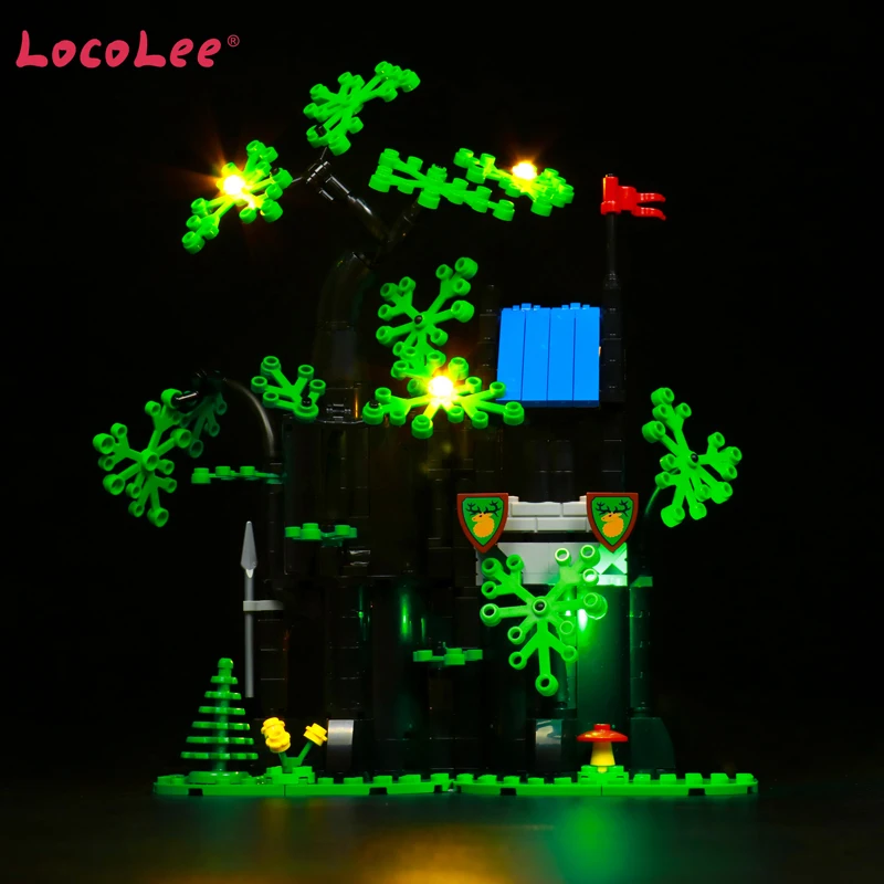 

LocoLee LED Light Kit For 40567 Forest Hideout Building Blocks Set (NOT Include the Model) Bricks DIY Toys For Children