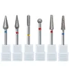1Pc Diamond Nail Drill Bit Milling Cutter For Cuticle Clean Gel Overflow Removal Manicure Pedicure Tool 5