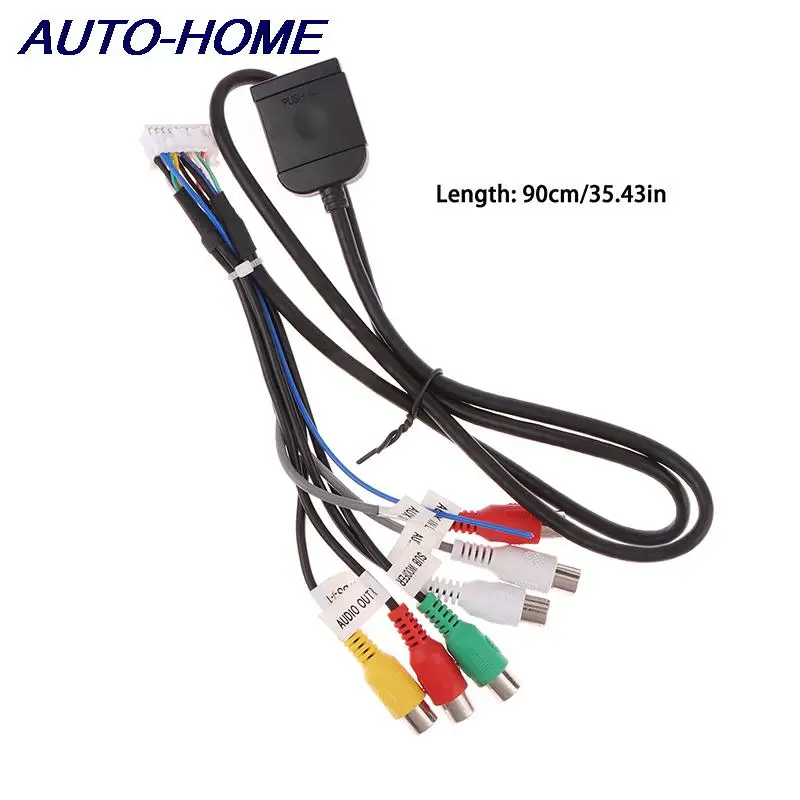 

20 P Plug Car Stereo Radio RCA Output AUX Wire Harness Wiring Connector Adaptor Subwoofer Cable 4G SIM Card Slot Car Radio Cable