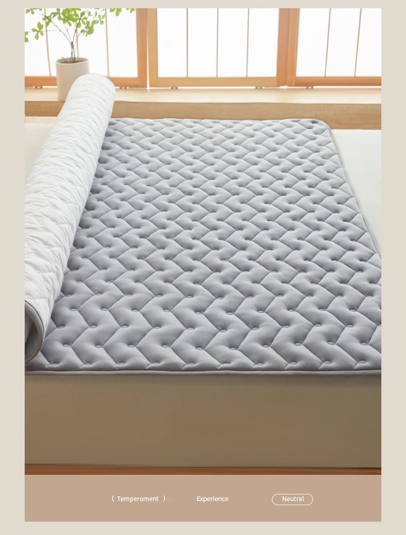 Description Picture 6 of itemWaterproof Mattress Soft Mattress Protector Bed Cover Anti-mite Non-Slip Bedspread On The Bed Washable Mattress Cover Bed Mat