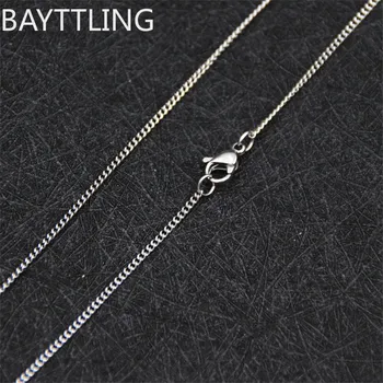 925 sterling silver 2MM 16-30Inches Side Chain Necklace Fit Pendant Fashion Gift For Men and Women Jewelry Accessories