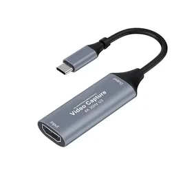 Dual Function USB 3.0 Video Capture Card 4K with Type - C Adapter for Gaming and Live Streaming (Option 1)