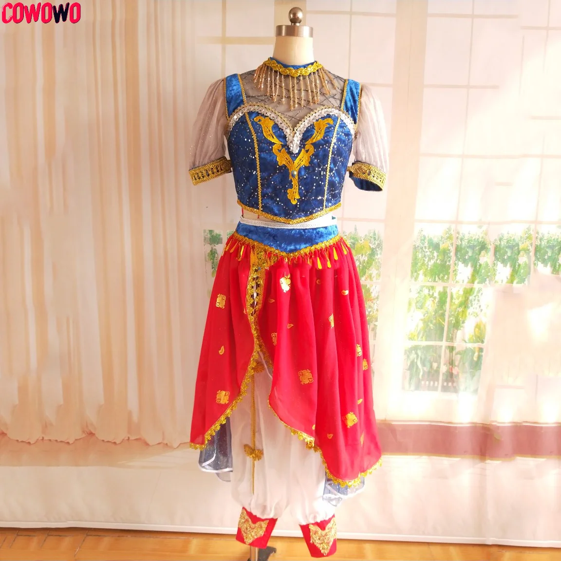 

COWOWO Anime Lovelive Arabic Aqours KOKORO Magic A to Z” Exotic Idol Kanan Ruby Riko All Members Game Suit Cosplay Costume