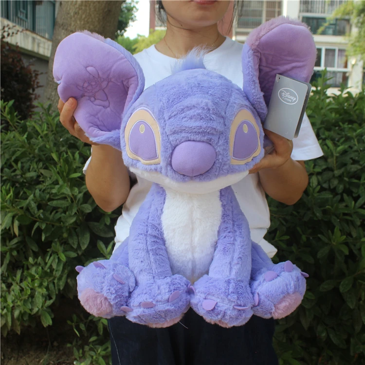 

Free Shipping 40cm Lilo And Stitch Stuffed Animal Soft Doll Purple Stitch Couples Plush Toys For Birthday Gift