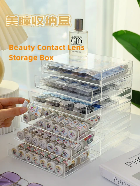 Contact Lenses Daily Disposable Case  Contact Lens Storage Box Organizer -  Storage - Aliexpress