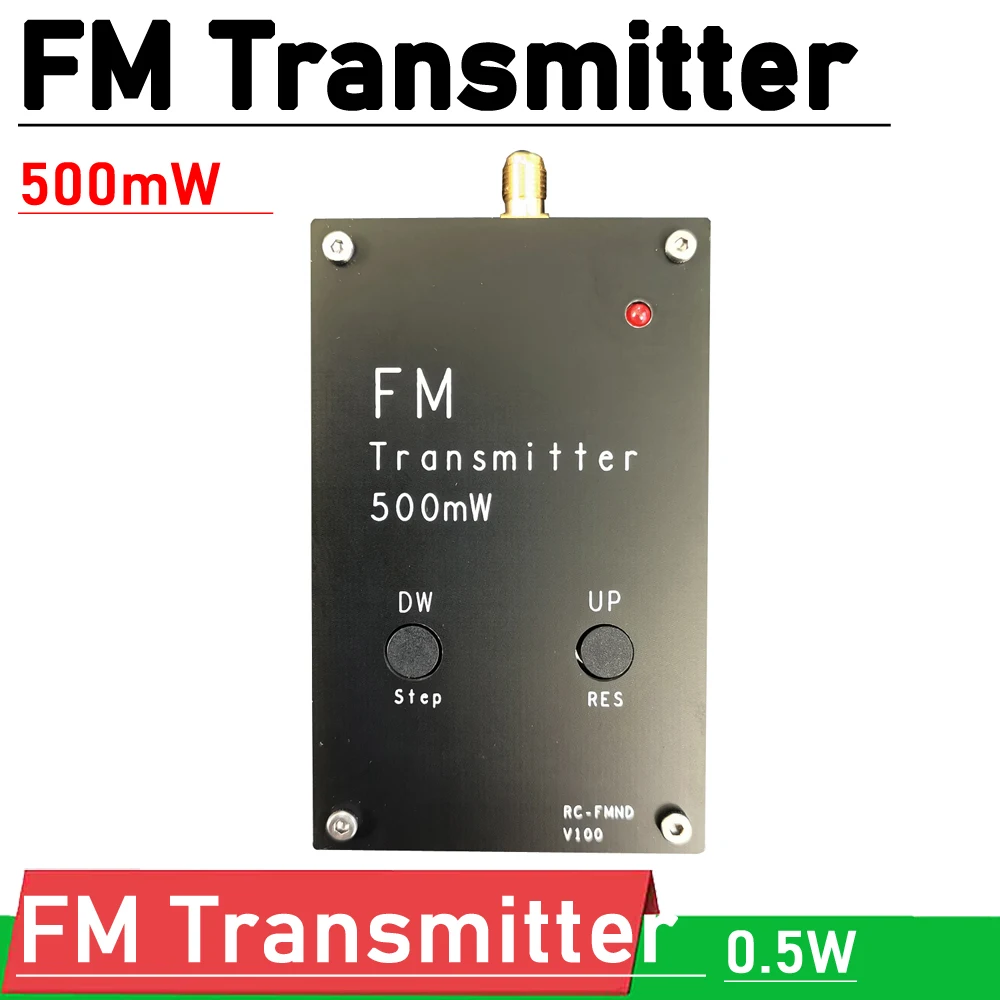 500mW FM Transmitter FM Stereo transmitter 88108MHz 1500M FOR Campus Radio DSP Radio broadcast