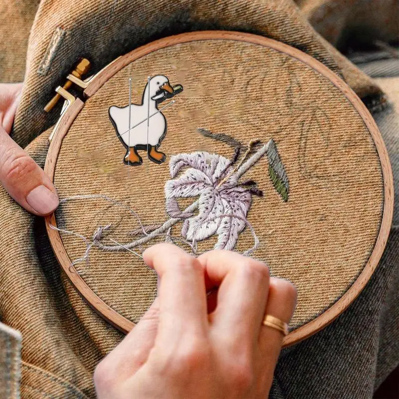 Duck Shaped Quilting Pin Minder Magnetic Needle Minder Cute Animal Shape Quilting Needle Minder For Quilter Tool Embroidery