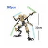 Disney Ksz714 Star Toy Anime General Robot Grievous With Lightsaber Hilt Combat Weapon Model blocks Assemble Figure Toy Gifts 2