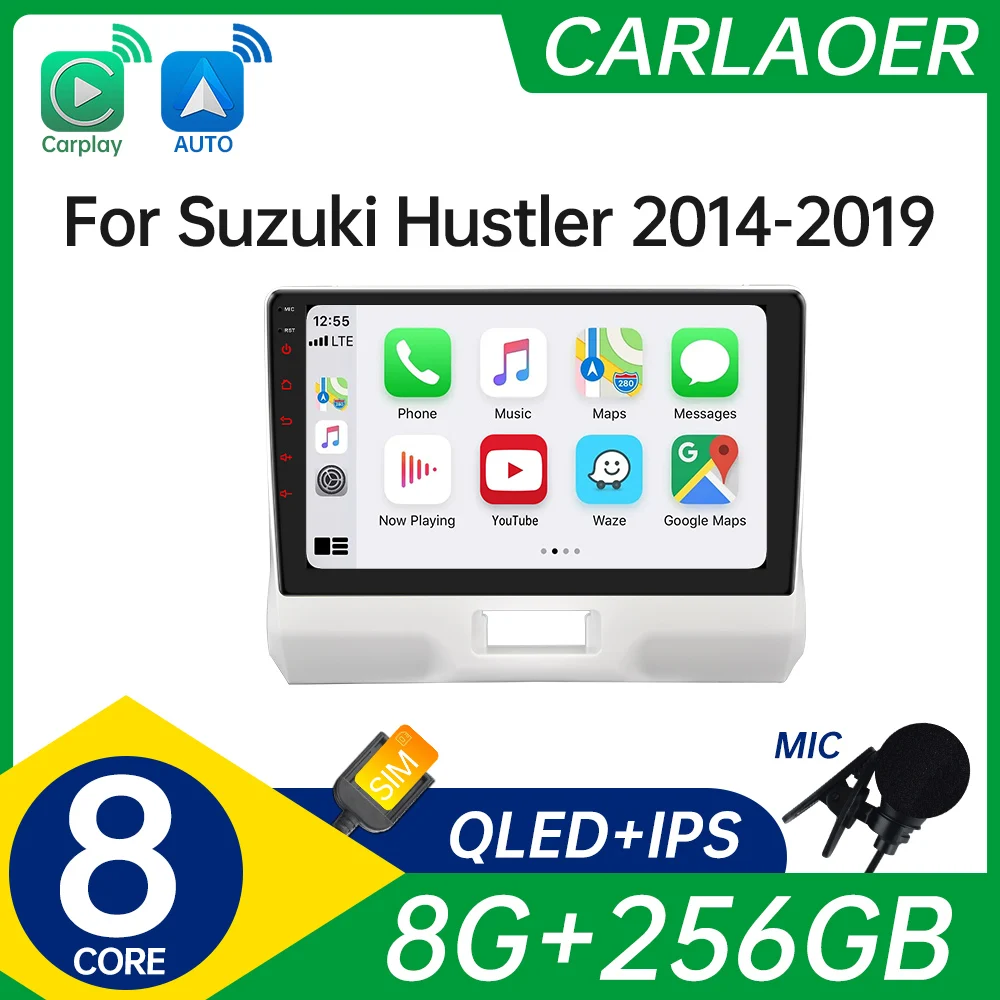 2 din Android Auto Carplay Car Radio Multimedia For Suzuki Hustler