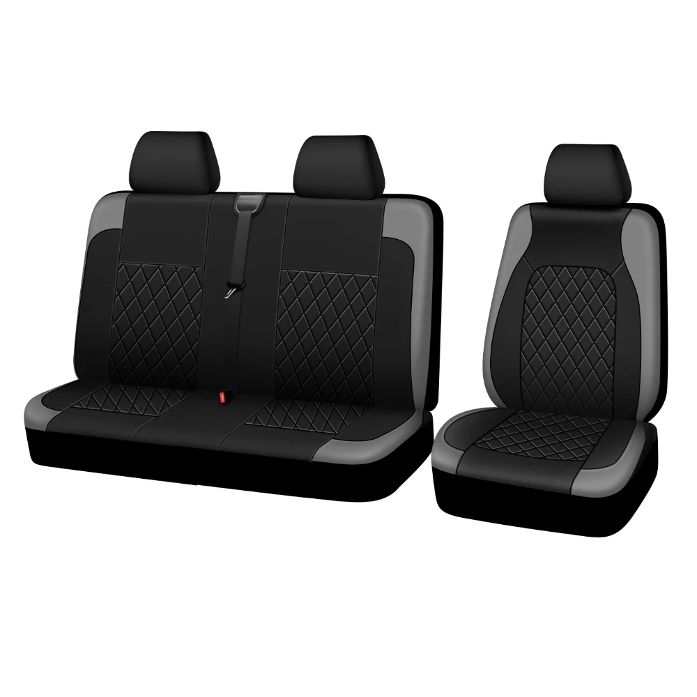 2+1 Car Seat Cover PU Material Fashionable Car Interior