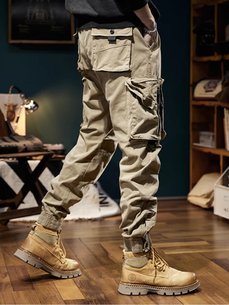 Four Seasons New Men's Work Pants Versatile Japanese Youth Casual Trendy Pants