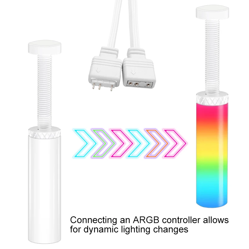 ARGB Graphics Card Bracket 5V 3Pin Universal GPU Brace Support Adjustable Telescopic Rotary Stand