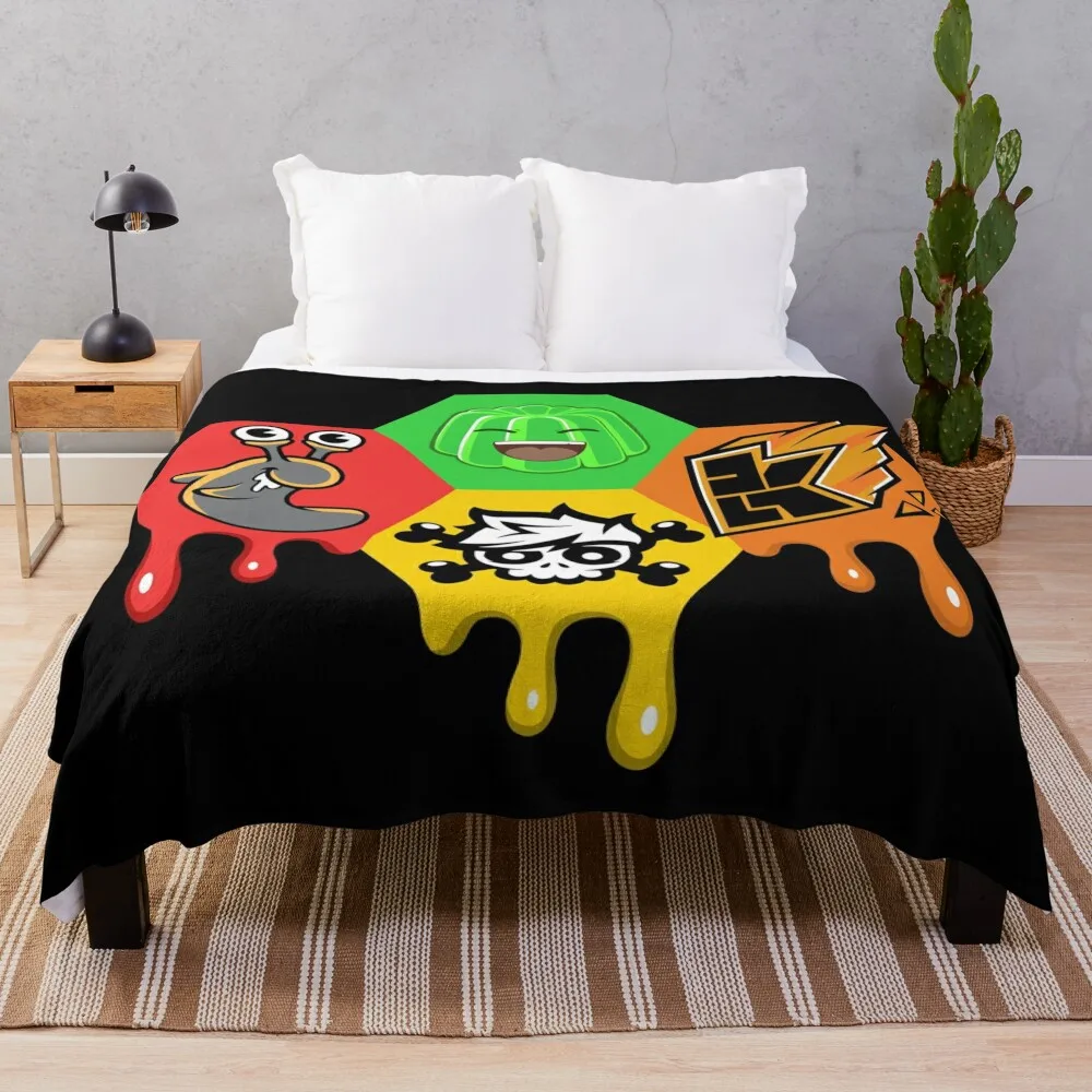

Melting Four Gamer Throw Blanket Kawaii Blanket Blanket For Baby