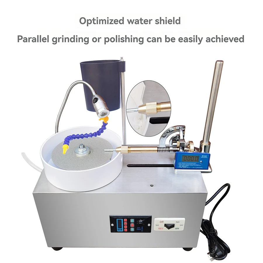 Digital Display Gem Grinding Machine Jewelry Jade Face Ring Grinding Machine Speed and Polishing