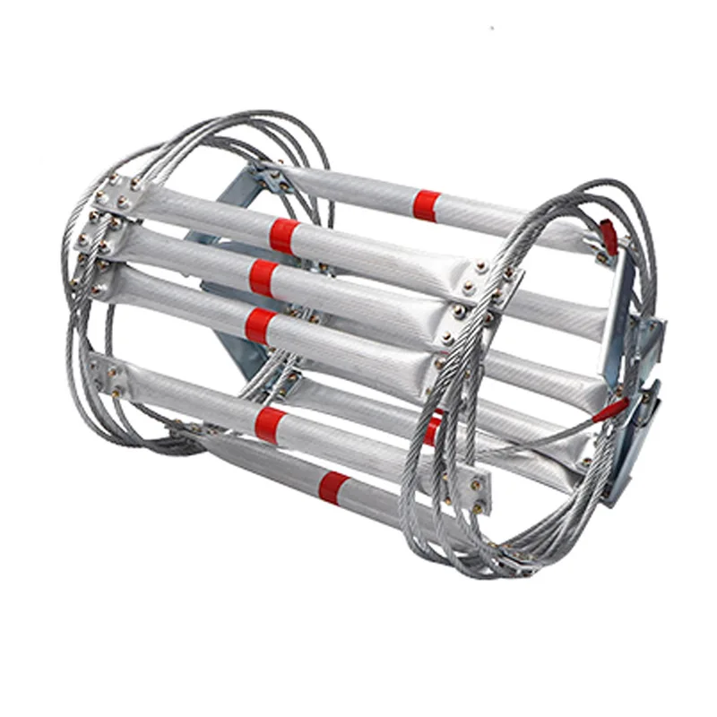 10m Steel Wire Rope Ladder Fire Escape Rope Ladder Household Fire  Prevention High-Altitude Rescue Engineering Climbing Ladder