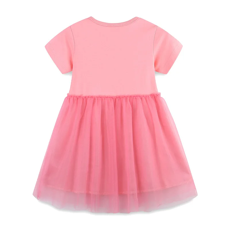 Girls Summer Cartoon Mesh Dress 2