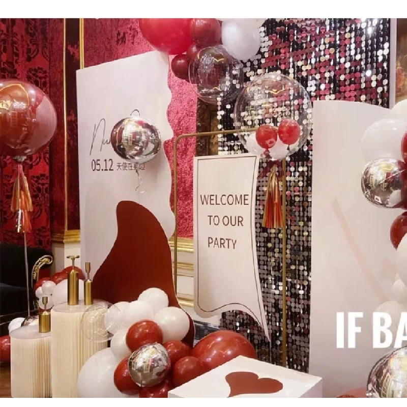 Flower Balloon Backdrop Stand Wedding Decoration Popular Metal Board Bracket Decoracion Boda Western Party