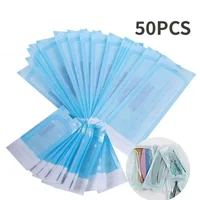 20/50pcs Self-sealing Sterilization Pouches Bags 5 Sizes Medical-grade Bag Disposable Nail Art Tattoo Accessories Supplies 1