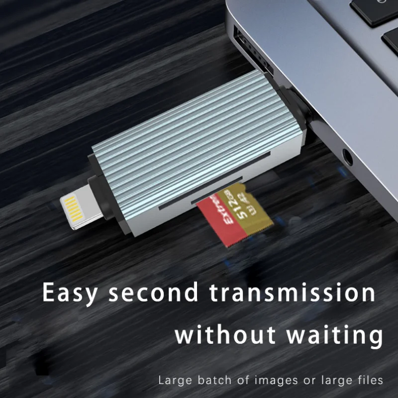 Four In One Multifunctional Card Reader Suitable for Apple Huawei Xiaomi Card Reader Tf Sd Mobile Expansion Dock