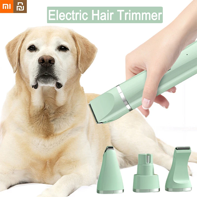 

Xiaomi Youpin Pet Electric Hair Clipper Pet Grooming Clipper 4 in 1 Cordless Rechargeable Dog Cat Hair Trimmer Dog Hair Cutter