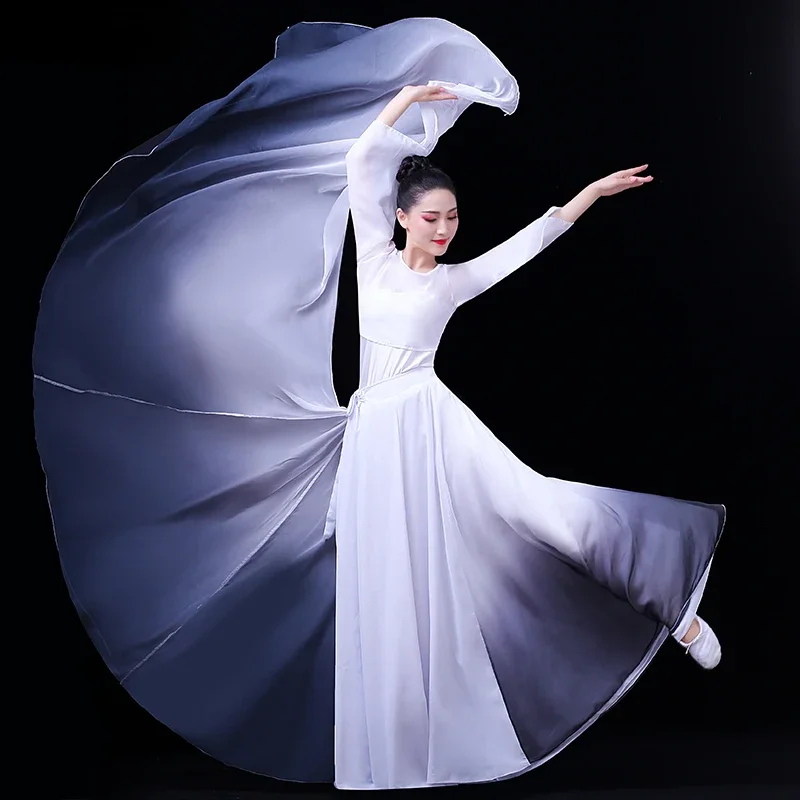 

Ancient Fan Dance Costume Hanfu Oriental Dress Classical Folk Traditional Chinese Dance Costumes Female Elegant Hanfu Clothing