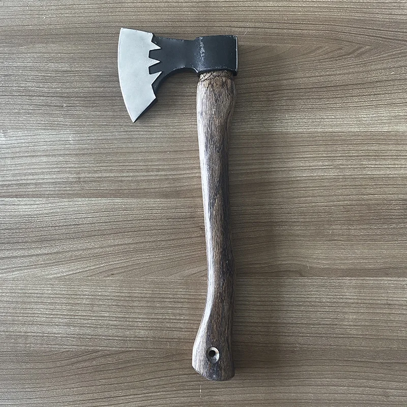 Classic Outdoor Tai Chi Axe Camping Hand Axe Battle Axe Chopping Firewood Hand Forged Woodworking Mountain Axe images - 6